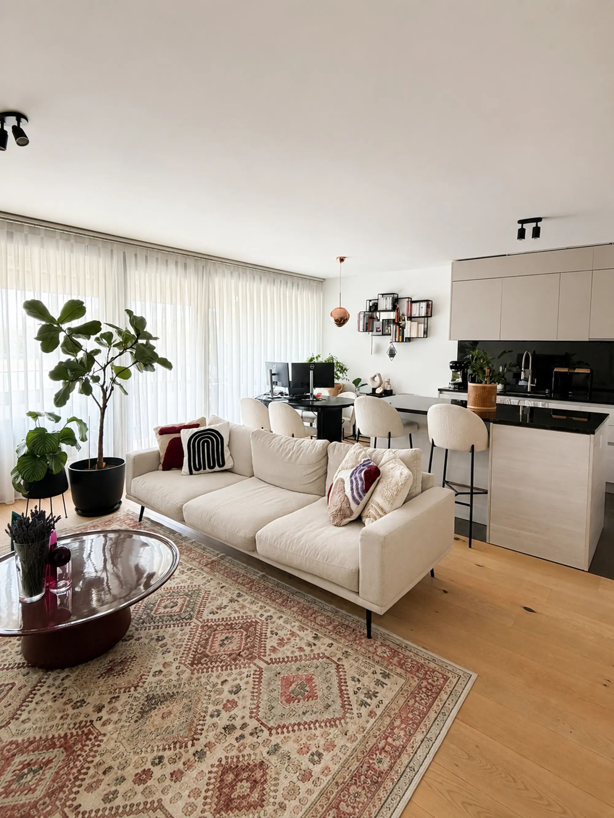 Furnished 3.5‑room apartment in Chavannes‑près‑Renens