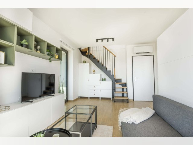 Bertone Penthouse: Studio‑Style Two Rooms — 70 m², 2 Bathrooms